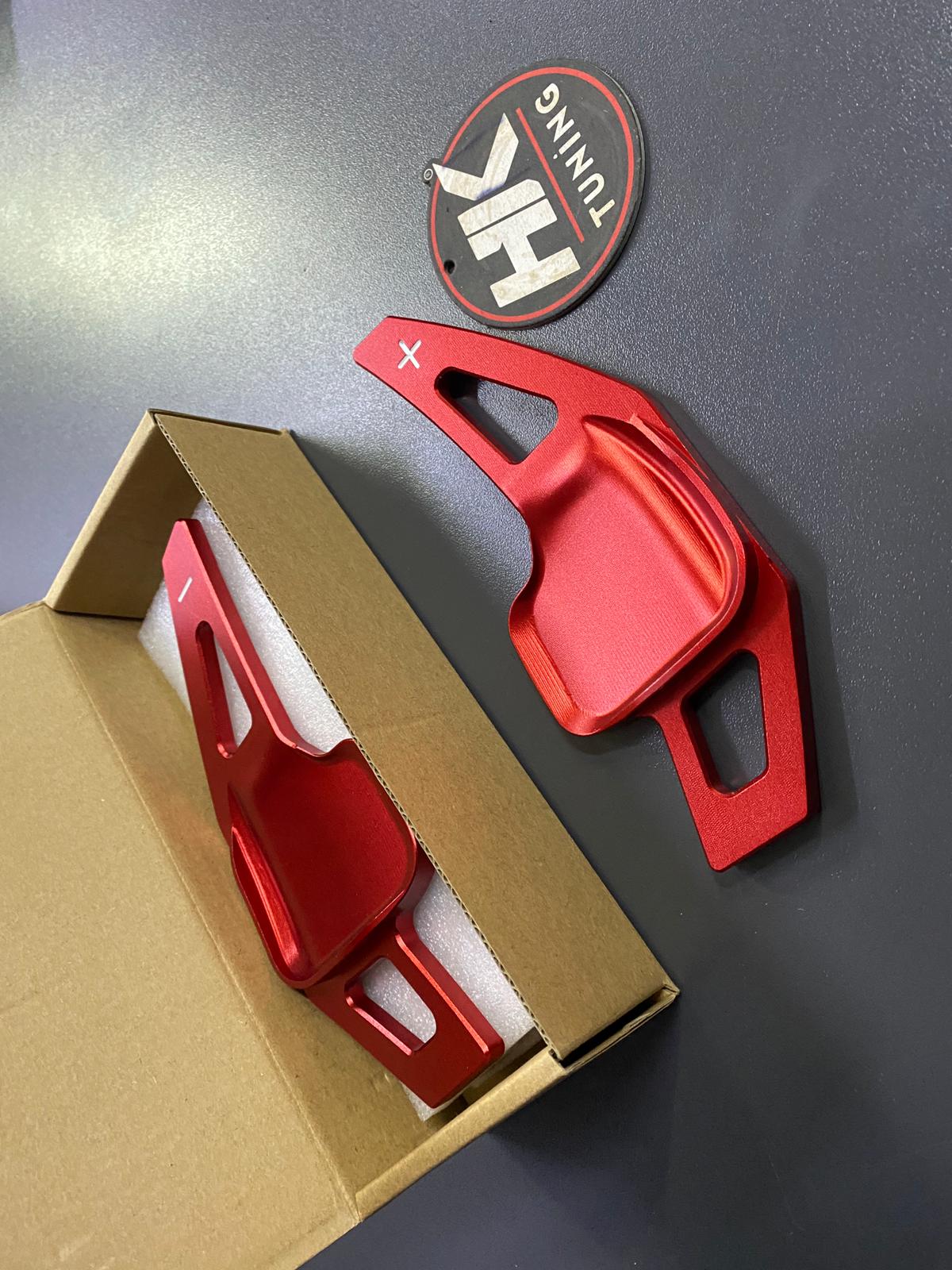 BMW F10 F1 VİTES KOLU PADDLE SHİFT  KIRMIZI 5 SERİSİ